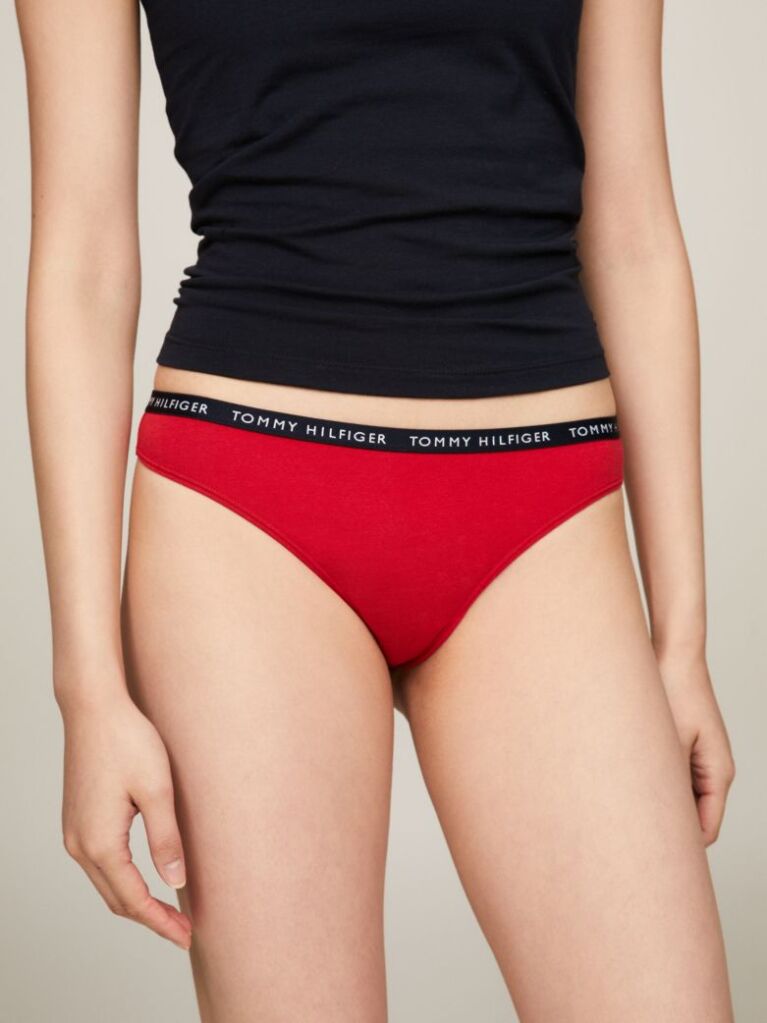 Multi 3-Pack Tanga Cu Logo Pe Talie  Femei