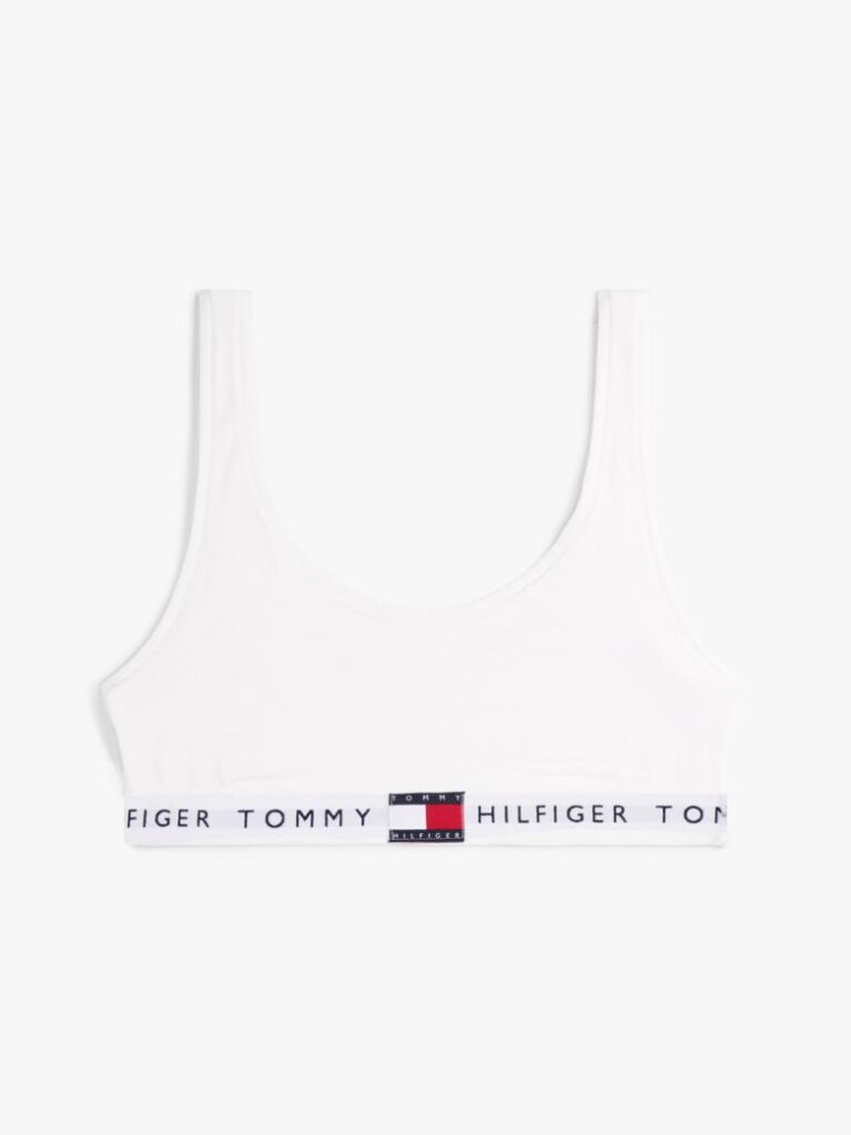 Alb Sutien Bralette Heritage Logo Underband Fara Sarma  Femei