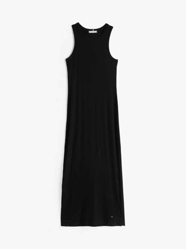 Negru Rochie Midi Bodycon Tricotata  Femei