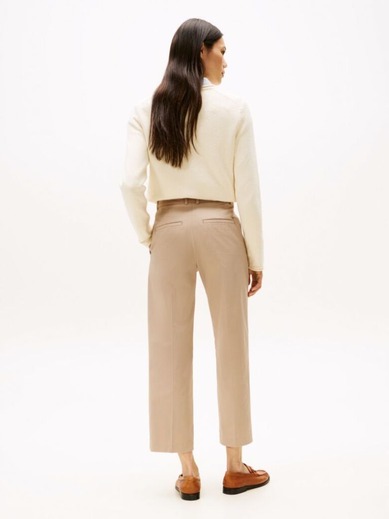 Bej Chino Slim Fit Drepti  Femei
