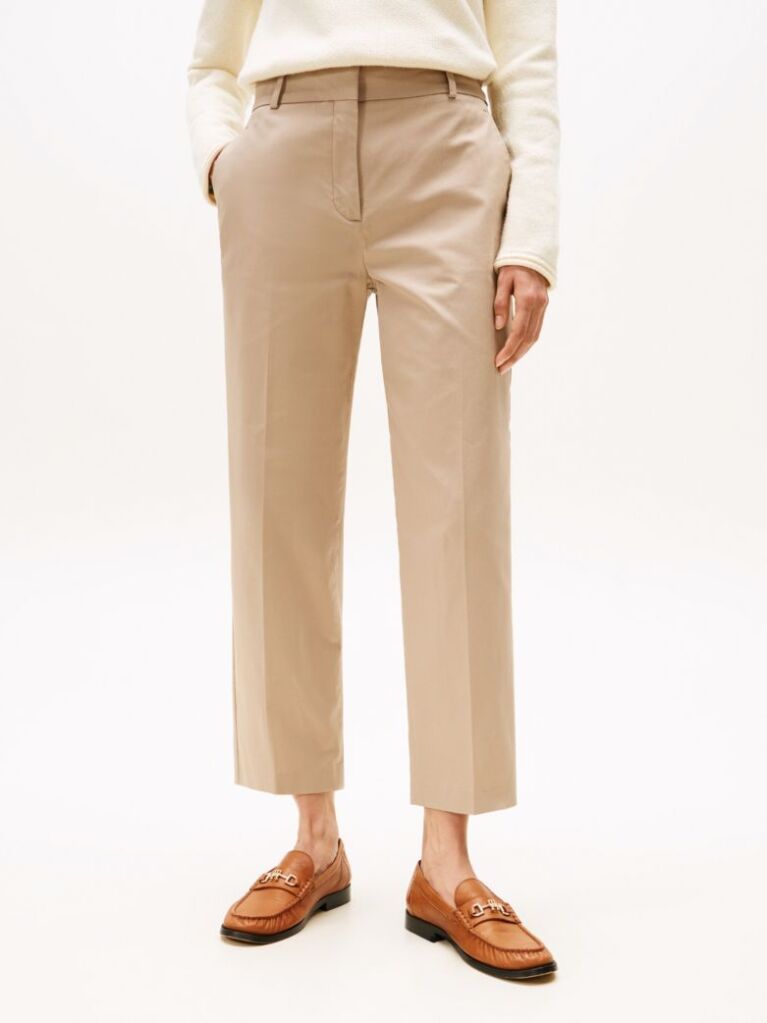 Bej Chino Slim Fit Drepti  Femei