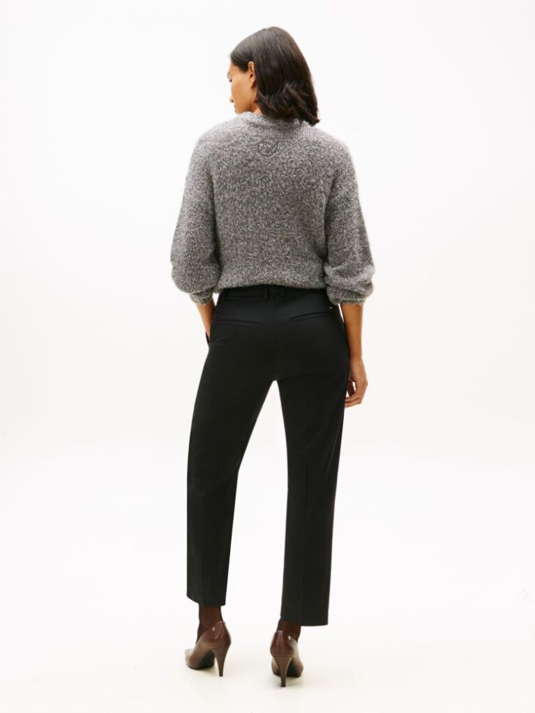 Negru Chino Slim Fit Drepti  Femei