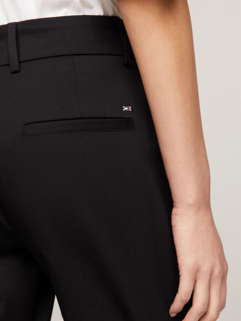 Negru Chino Slim Fit Drepti  Femei