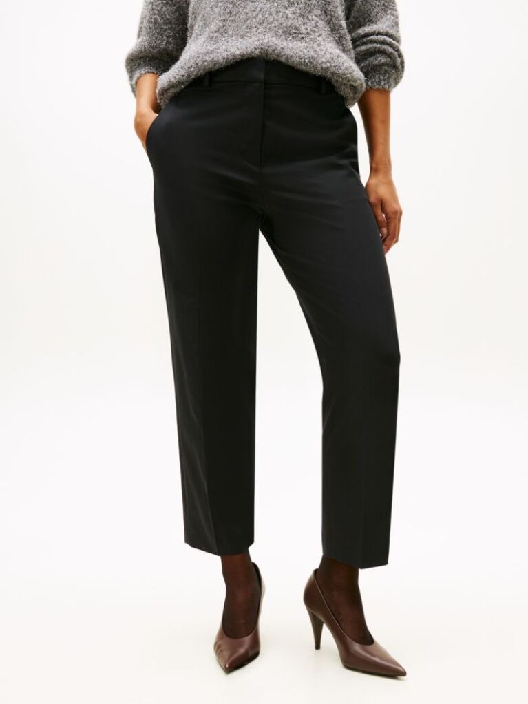 Negru Chino Slim Fit Drepti  Femei