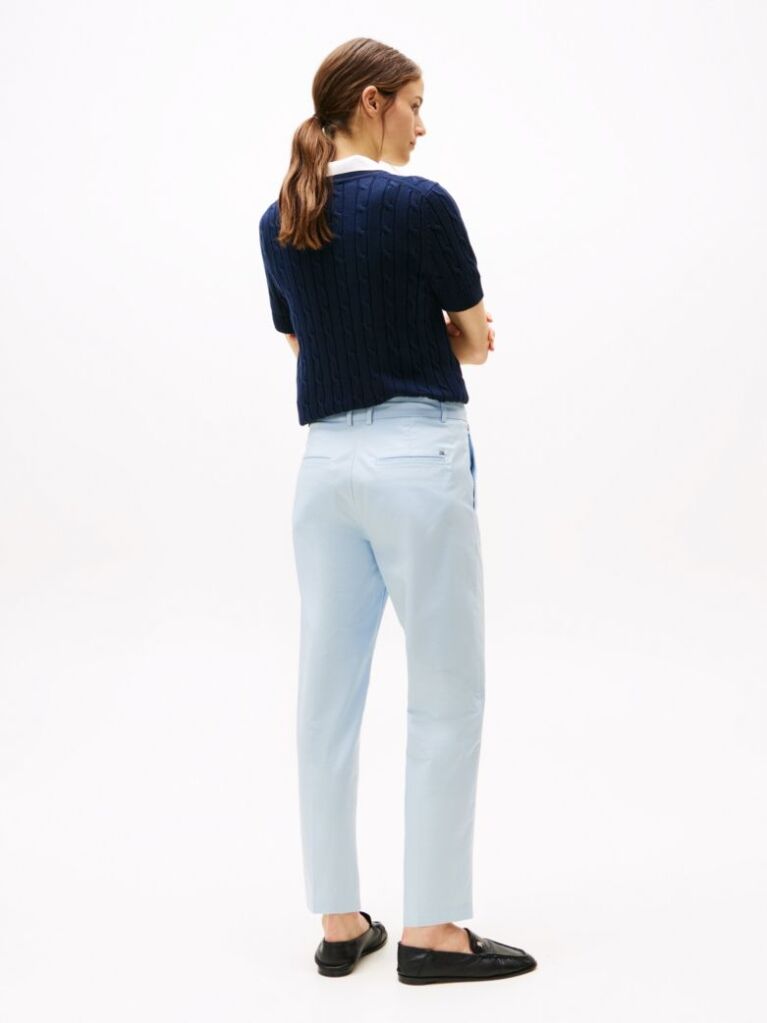 Blue Chino Slim Fit Drepti  Femei
