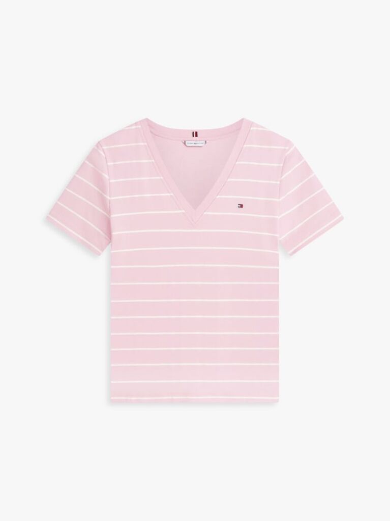 Multi Tricou Slim Fit Tricotat Cu Guler In V  Femei