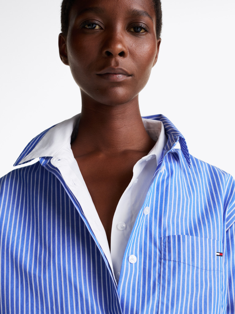 Multi Camasa Oversized Din Poplin  Femei
